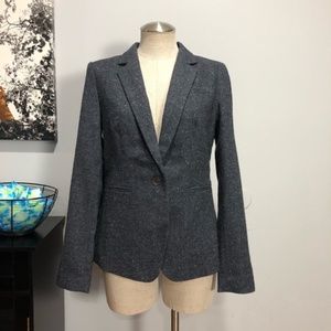 Ann Taylor LOFT Gray Blazer, Size 4